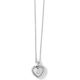 Brighton Pretty Tough Bold Heart Petite Necklace w/ Gift Box