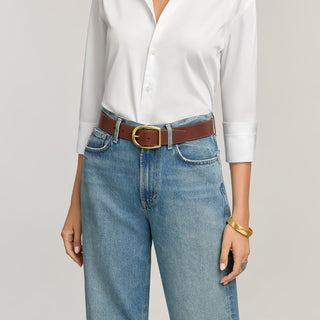Brighton Ambrose Belt - Cognac
