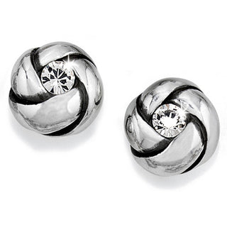 Brighton Love Me Knot Mini Post Earrings - Silver