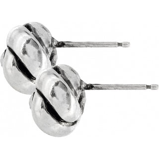 Brighton Love Me Knot Mini Post Earrings - Silver