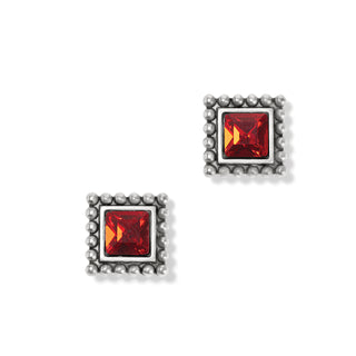 Brighton Sparkle Square Mini Post Earrings