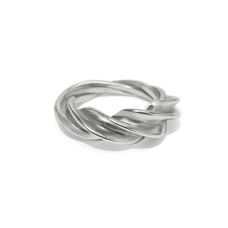 Brighton Antica Ring is a silver plated  ring that twists