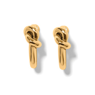 Brighton Interlok Single Knot Hoop Earrings
