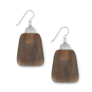Brighton Pretty Tough Geo Horn French Wire Earrings