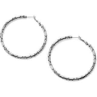 Brighton Pebble Large Hoop Earrings