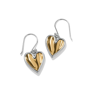 Brighton Cascade Heart Reversible French Wire Earrings