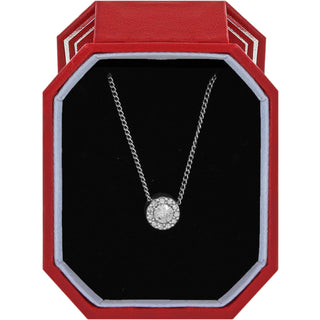 Brighton Illumina Silver Solitaire Necklace w/ Gift Box