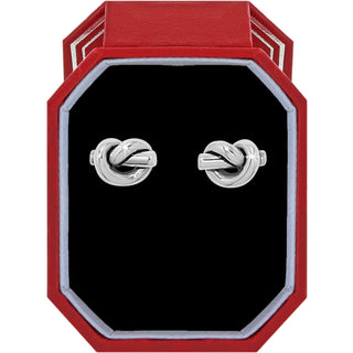 Brighton Interlok Single Knot Post Earrings w/ Gift Box