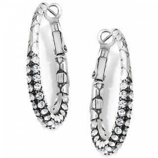 Brighton Pebble Pave Hoop Earrings