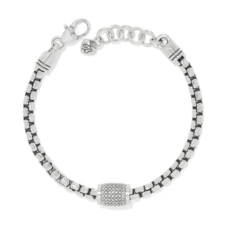 Brighton Silver bracelet with and crystal accent details