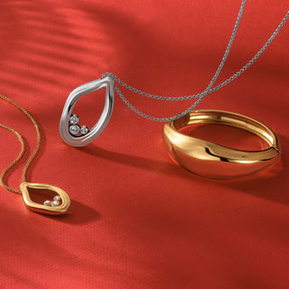 Brighton Cascade Lumina Hinged Bangle - Gold