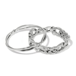 Brighton Interlok Twist Bangle Bracelet