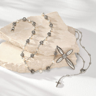 Brighton Ferrara Lacrima Rosary Necklace