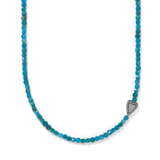 Brighton Love Message Be Bold Teal Necklace