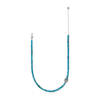 Brighton Love Message Be Bold Teal Necklace