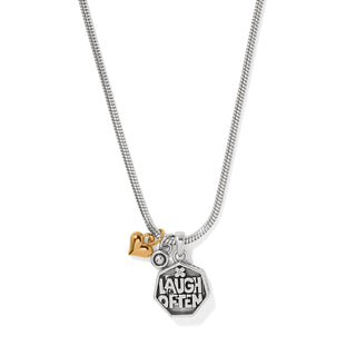 Brighton Viva Laugh Necklace