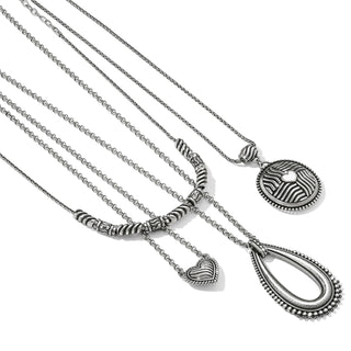 Brighton Telluride Peak Open Teardrop Necklace