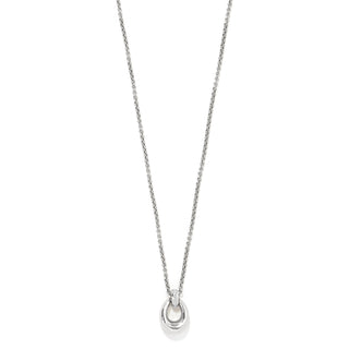 Brighton Meridian Orbit Necklace is a silver necklace with a small pendant