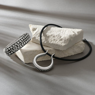 Brighton Pretty Tough Arch Leather Necklace