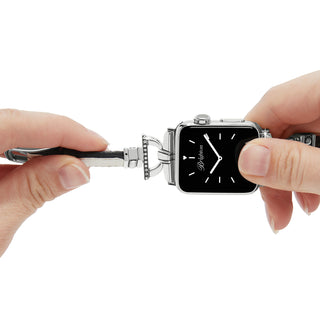 Brighton Pretty Tough Black/White Reversible Watch Band