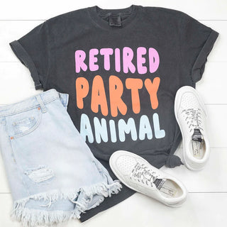 Retired Party Animal Funny Shirt