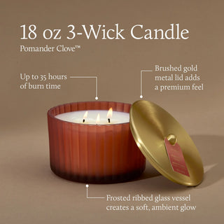 Thymes Pomander Clove 3-Wick Statement Candle - 18 oz.