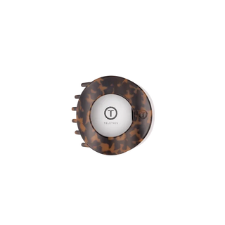 Teleties Tortoise Small Flat Open Circle Hair Clip