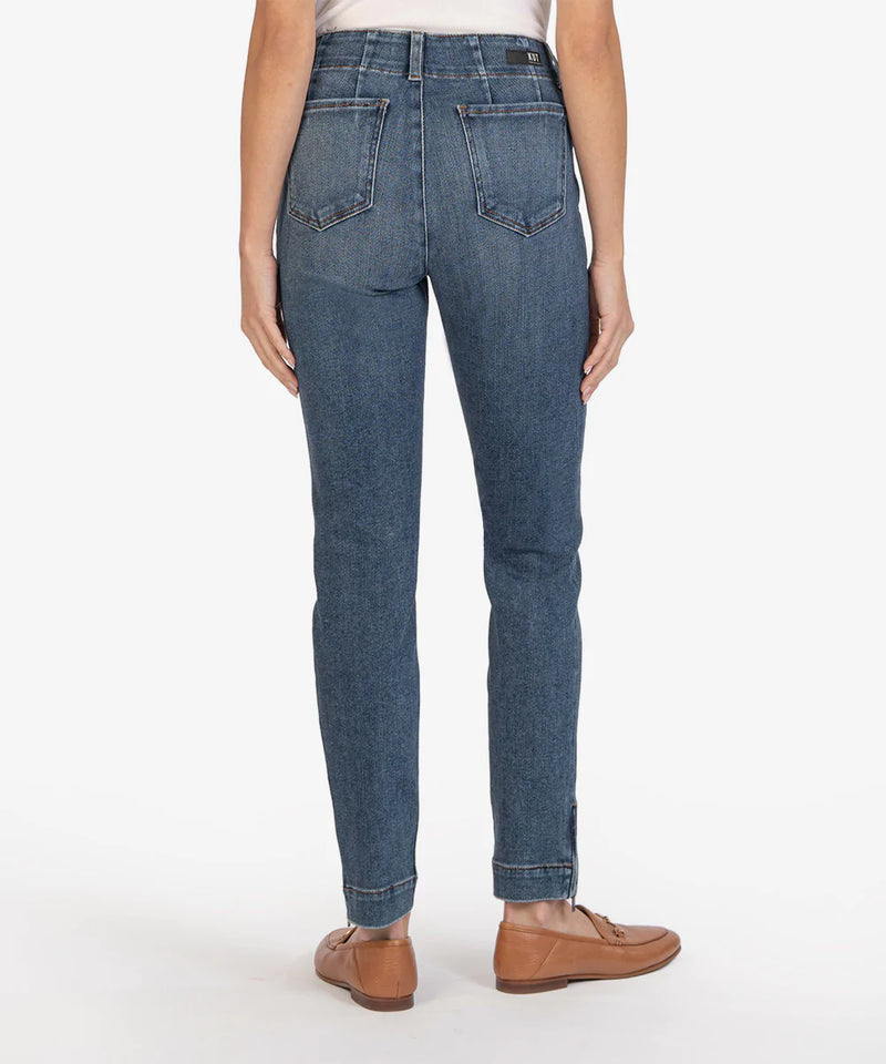 Kut from the Kloth Reese High Rise Ankle Straight Leg Denim Pant