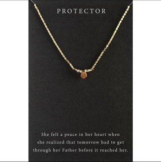 "Protector" Christian Necklace -Jeremiah 29:11