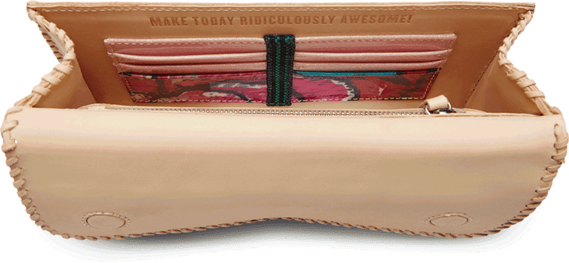 Consuela Stepped Out, Iced Natural Clutch Wallet