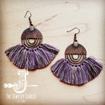 Fan Tassel Earrings