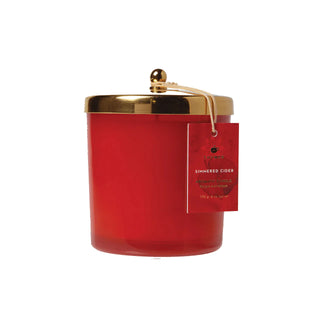 Thymes Simmered Cider Harvest Red Candle